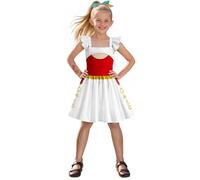 Girls Zombie Movie Character Dress Outfits Kids Print Skirt Set with Wristband 3-12 Years