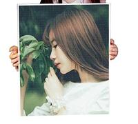 GIRLSIGHT Custom 5D Diamond Art Kits for Adults, Personalised Photo to Crystal Gem Mosaic, DIY Full Drill Rhinestone Embroidery Cross Stitch Picture for Home Wall Decor (40x50cm)