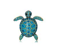 Girlssory Sea Turtle Brooch Pins for Women,Rhinestone Crystal Turtle Tortoise Shell Brooch Pins Vintage Animal Lapel Pins Fashion Clothing Accessories Decorative Jewelry Mother's Day Easter, One Size