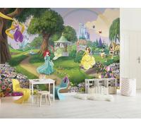 Komar 8 Disney Princess Paper 449 Photo Wallpaper Rainbow, Size: 368 x 254 cm (W x H), 8 Pieces, Including Paste, Made in Germany, Bunt