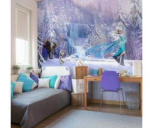 Girly bedroom Disney Characters Wall Mural Wallpaper green decor Princess