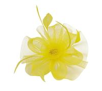 Girly Feather Hat Shape Headband Stage Performances Hairpin For Teens Halloween Party Taking Photo Anti-slip Hairpin Hair Hoop For Women Yarn Feather Shape Decorative Hair Hoop Cute Multiple Color