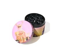 Girly Field Trip Day Custom Printed 4 Part Metal Herb Grinder for Spices with Pollen Scraper and Micron Screen 50mm