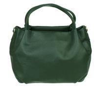 Girly Handbags Womens Bucket Genuine Leather Handbag Small Forest Green