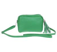 Girly Handbags Womens Genuine Italian Leather Sosft Crossbody Bag Adjustable Strap Over the Shoulder(Fruitty Green)