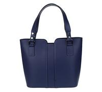 Girly Handbags Womens Genuine Italian Leather Tote Shoulder Bag Real Soft Hobo Handbag Crossbody Strap Medium Navy