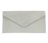 Girly Handbags Womens Genuine Italian Suede Leather Envelope Clutch Bag Wedding Purse Handbag Crossbody Bag Large White