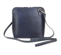 Girly Handbags Womens Genuine Leather Rigid Cross Body Shoulder Bag Real Italian (Dark Grey)