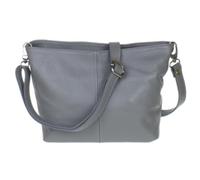 Girly Handbags Womens Genuine Soft Leather Shoulder Bag Medium Dark Grey