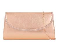 Girly Handbags Womens Glitter Clutch Bag Oversized Sparkly Evening Handbag with Detachable Chain Strap Plain Purse for Weddings, Parties & Special Events Large Rose Gold