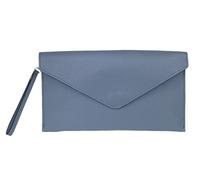 Girly Handbags Womens Italian Genuine Leather Envelope Clutch Bag Large Denim