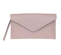 Girly Handbags Womens Italian Genuine Leather Envelope Clutch Bag Wristlet Evening Bag Party Wedding Dusty Pink