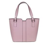 Girly Handbags Womens Leather Tote Bag Large Top Smooth Leather Handbag for Work & Everyday Use, Spacious Shoulder Bag with Multiple Compartments (Dusty Pink)