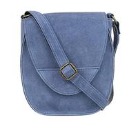 Girly Handbags Womens Oval Flap Suede Shoulder Bag