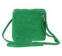 Girly Handbags Womens Suede Cross Body Animal Print Zebra Leopard Shoulder Bag (Fruitty Green)