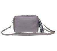 Girly Handbags Womens Tassel Plain Crossbody Bag Adjustable Strap Over the Shoulder - Dark Grey