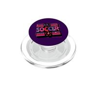 Girly Soccer Geometric Art PopSockets PopGrip for MagSafe
