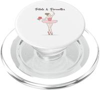 Girly Style Petals & Pirouettes Elegant Floral Aesthetics PopSockets PopGrip for MagSafe