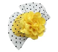Girly Yarn Hat Flower Hair Clip Stage Performances Hairpin For Teens Halloween Party Taking Photo Anti Slip Hairpin Carnivals Headpiece Multiple Color Carnivals Headpiece For Women Medieval Carnivals