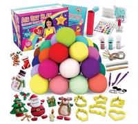 GirlZone Air Dry Clay Ultimate Craft Kit, Over 100-Piece Kids Modeling Clay Set, Air Dry Clay with No Baking Required, Fun Kids Toy for Playdates