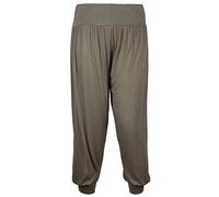 GirlzWalk ® Girls Kids Dance Full Length Plain Harem Hareem Trousers Pants Age 5-13 Years Old (Mocha, 11-12 Years Old)