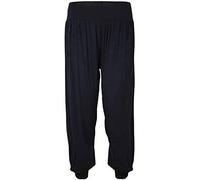 GirlzWalk New Ladies Full Length Hareem ALI Baba Harem Pants Women Baggy UK Leggings Harem Trouser (Black, XX-Large = UK 20-22)