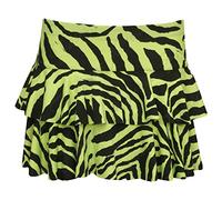 GirlzWalk ® New Ladies Girls Plain Printed Sexy RARA Mini Skirt Women Fluorescent Club Party Short Skirt