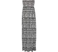 Girlzwalk Women Sheering Floral Print Long Maxi Dress Plus Size 4-22, Tribal Print, 20-22