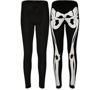 GirlzWalk ® Women Skeleton Print Full Length Fancy Leggings