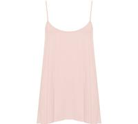 GirlzWalk® Women's Plain Printed Sleeveless Cami Swing Vest - Ladies Stretch Round Scoop Neck Camisole Strappy Flared Tank Top (Pink, 8-10)