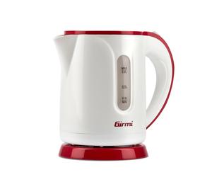 Girmi BL10 Bollitore Electric Compact Small 0.8 Litre Kettle 900 W White-Red
