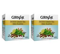 Girnar Detox Instant Tea 10 Sachet (Pack of 2) - Herbal Instant Tea Premix - Quick Preparation Hot Beverage - Indian Style Tea Sachets