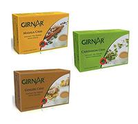 GIRNAR Instant Tea PREMIX ELAICHI,Ginger & Masala Combo Pack of 3