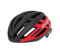Giro Agilis MIPS Road Bike Helmet - Matt Black/Red, Large/Mens Bicycle Cycling Cycle Adult Safe Ride Headwear Guard Head Skull Protection Biking Safety Commute Racing Pro Aero Team Race Riding Wear