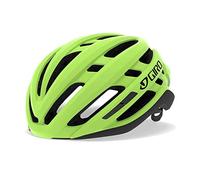 Giro Agilis - road bike helmet - In-Mold - MIPS - adjustable fit - good ventilation - EPS shell - for all roads - Hi Viz Yellow, size: L
