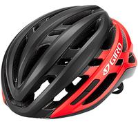 Giro Agilis - road bike helmet - MIPS - In-Mold - EPS shell - adjustable fit - good ventilation - for all roads - Matte Black/Red, size: L