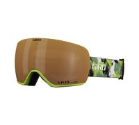 Giro Article II Ski Goggles - Snowboard Goggles for Men Women and Youth - Green Cloud Strap with Vivid Petrol/Vivid Infrared Lenses