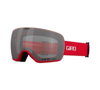 Giro Article II Ski Goggles - Snowboard Goggles for Men Women and Youth - Red/Black Thirds Strap with Vivid Onyx/Vivid Infrared Lenses