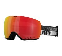 Giro Article II Ski Goggles - Snowboard Goggles for Men & Women - Black & White Flow Strap w/VIVID Ember/VIVID Infrared Lenses
