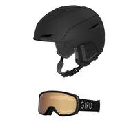 Giro Avera MIPS Combo Pack Ski Helmet - Snowboarding Helmet with Matching Goggles Matte Black/Black Core Light S (52-55.5CM)