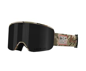 Giro Axis Ski Goggles - Snowboard Goggles for Men - Green Surplus Strap with VIVID Jet/VIVID Infrared Lenses