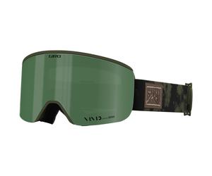 Giro Axis Ski Goggles - Snowboard Goggles for Men - Trail Green Cloud Dust Strap with Vivid Envy/Vivid Infrared Lenses