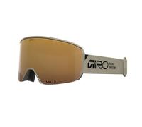 Giro Axis Ski Goggles - Snowboard Goggles for Men, Women, Youth - Stone Tan Stacked - Vivid Petrol & Vivid Infrared
