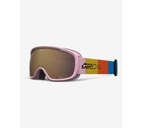 Giro Buster Kids Ski Goggles - Snowboard Goggles for Youth, Boys, Girls - Pink Blocks - Amber Rose