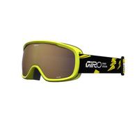 Giro Buster Bolts - AR40 Youth Ski Goggles, Cylindrical Lens, Expansion View Technology, Triple-Layer Face Foam, Comfortable & Windproof, Color: Yellow with Rose Accent, Size: OS