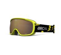 Giro Buster Bolts - AR40 Youth Ski Goggles, Cylindrical Lens, Expansion View Technology, Triple-Layer Face Foam, Comfortable & Windproof, Color: Yellow with Rose Accent, Size: OS