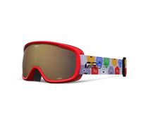 Giro Buster Faces - AR40 Goggle, Mid-Sized Frames, Cylindrical Injection-Molded Lens, Expansion View Technology, Triple-Layer Face Foam, Microfleece Comfort, Rose Accent, Size: OS