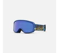 Giro Buster Kids Ski Goggles - Snowboard Goggles for Youth Boys & Girls - Blue Shreddy Yeti Strap with Grey Cobalt Lens
