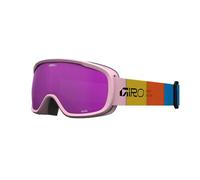 Giro Buster Kids Ski Goggles - Snowboard Goggles for Youth, Boys, Girls - Pink Blocks - Amber Pink