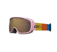 Giro Buster Kids Ski Goggles - Snowboard Goggles for Youth, Boys, Girls - Pink Blocks - Amber Rose